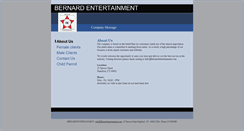 Desktop Screenshot of bernardentertainment.com